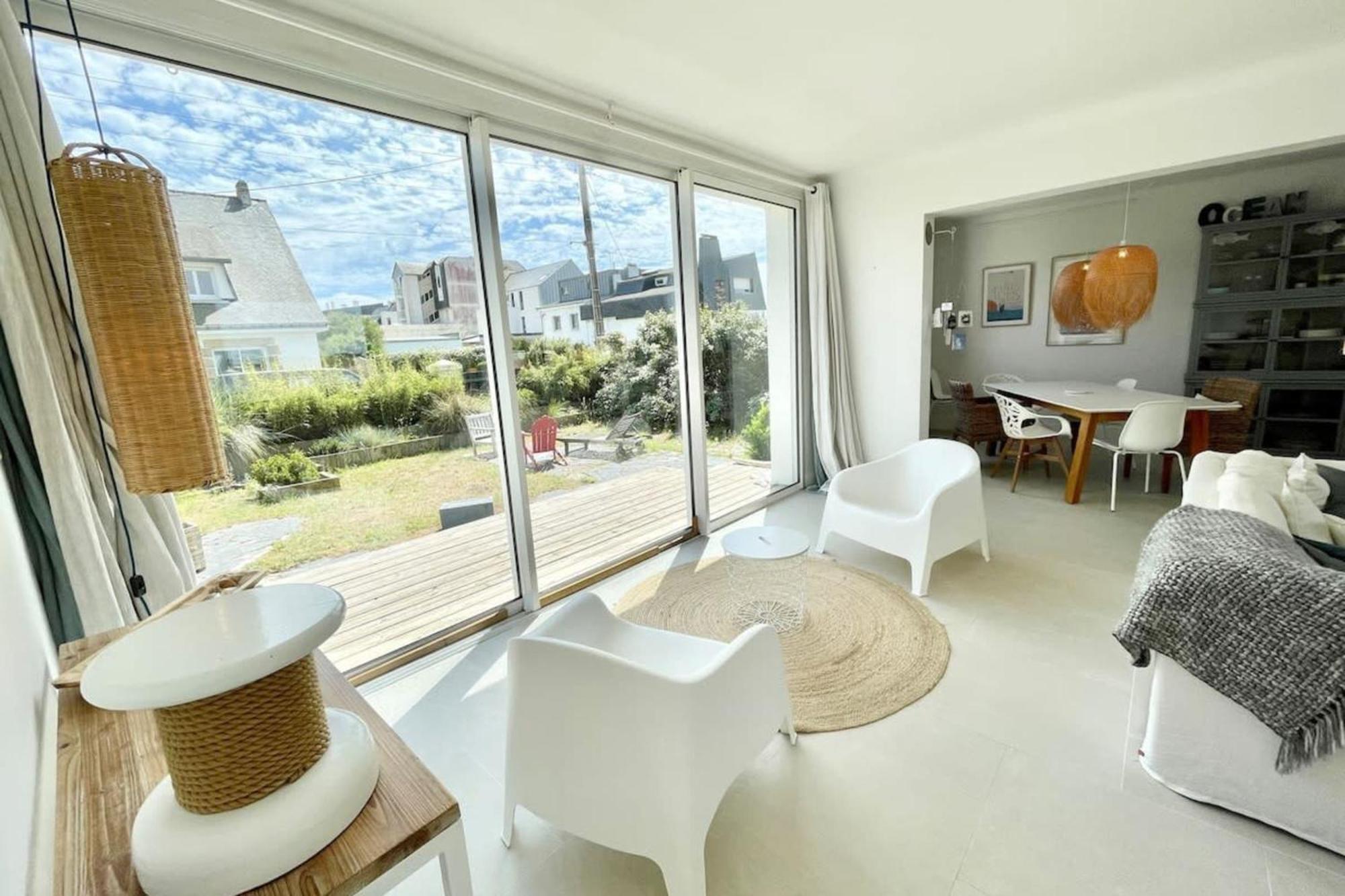 Maison Ultra Coconning Jardin - Face aux plages Ploemeur Extérieur photo