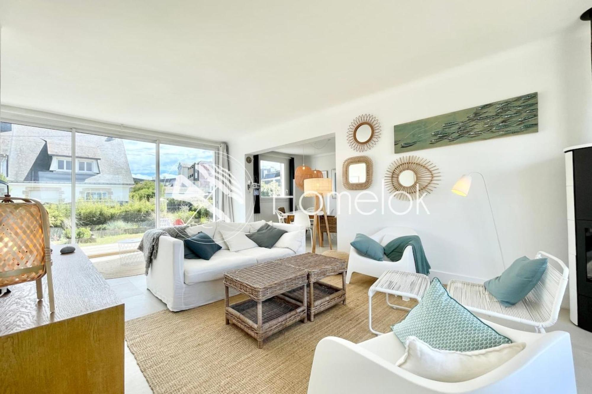 Maison Ultra Coconning Jardin - Face aux plages Ploemeur Extérieur photo