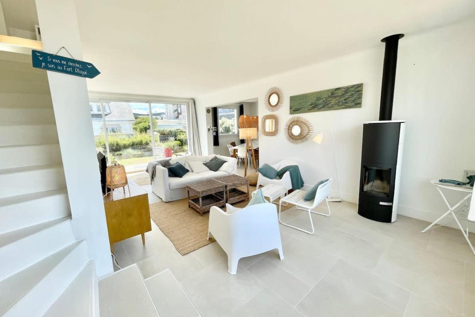 Maison Ultra Coconning Jardin - Face aux plages Ploemeur Extérieur photo