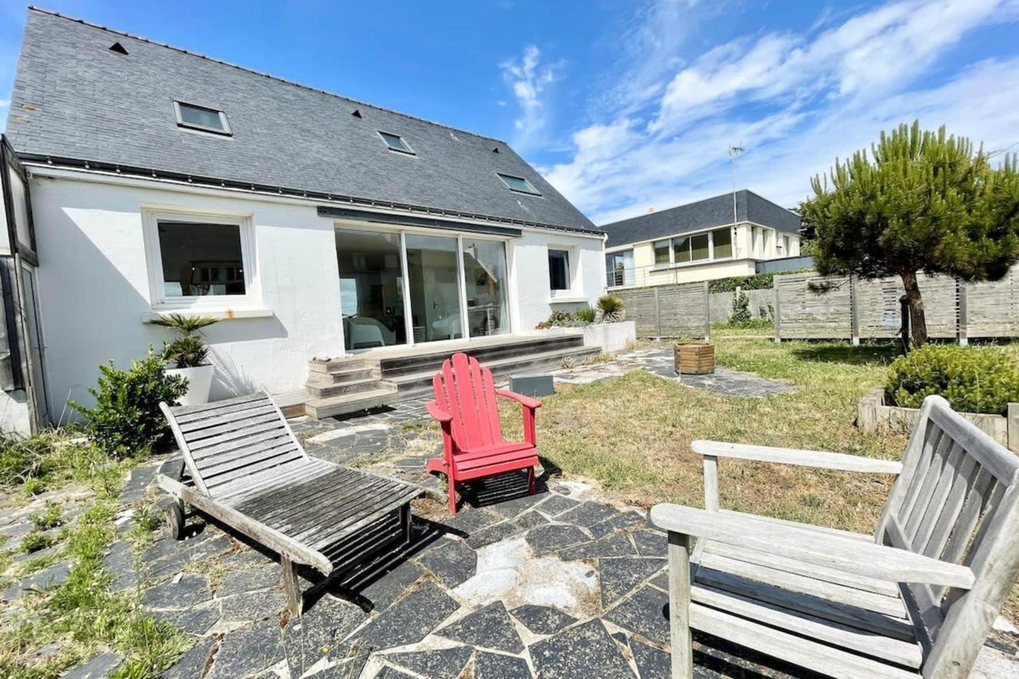 Maison Ultra Coconning Jardin - Face aux plages Ploemeur Extérieur photo